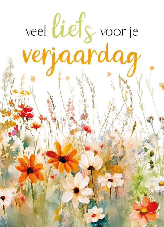 Veel liefs voor je verjaardag