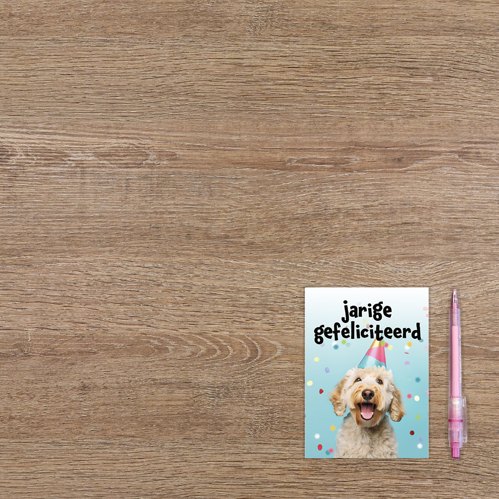 Jarige gefeliciteerd