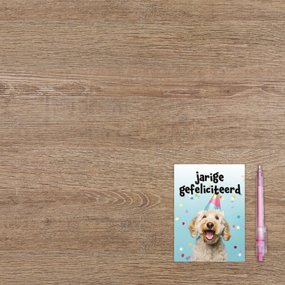 Jarige gefeliciteerd