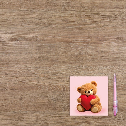 Teddybeer met hartje