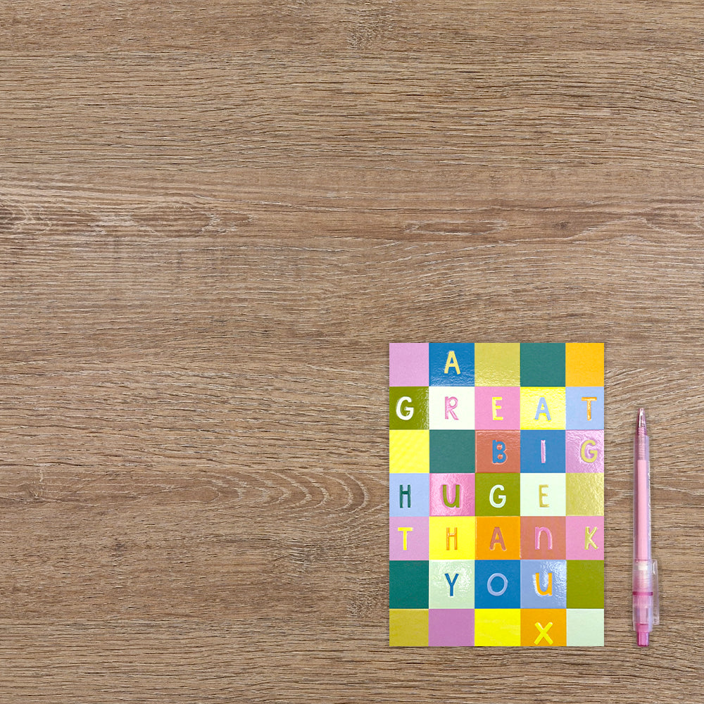 A great big huge thank you