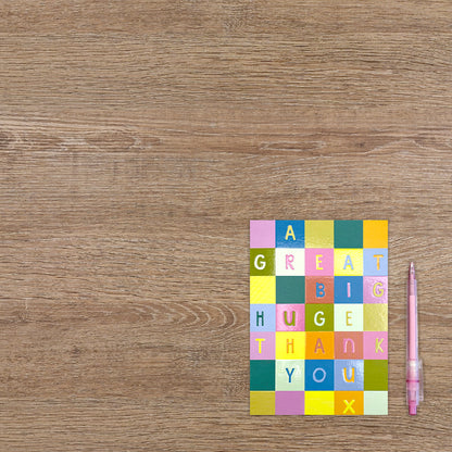 A great big huge thank you