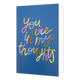 You are in my thoughts - Formaat: Standaard - Vorm: Staand - Denken aan kaart - Op deze wenskaart staat de tekst: "You are in my thoughts". - Snelwenskaart