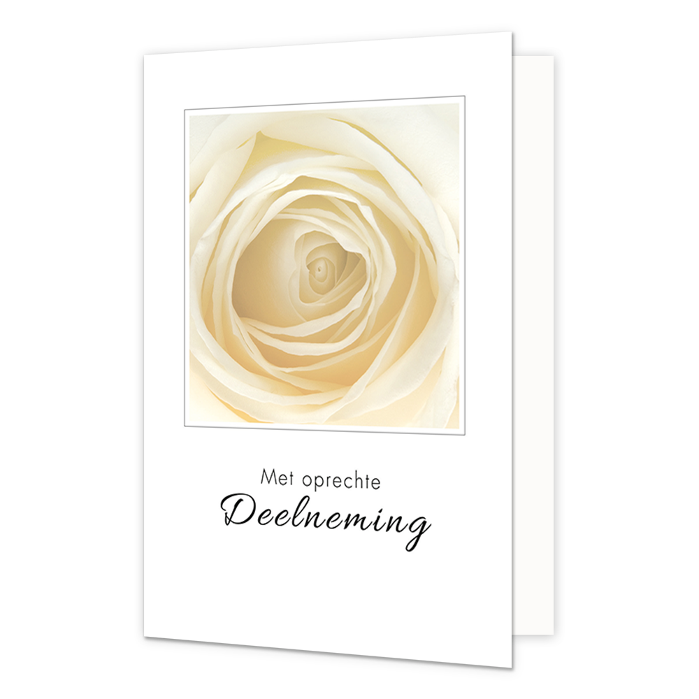 Met oprechte deelneming
