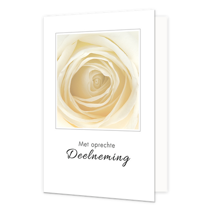 Met oprechte deelneming
