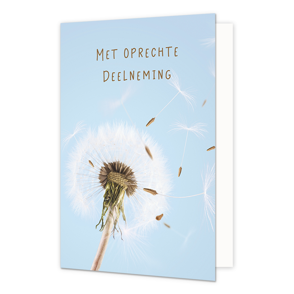 Met oprechte deelneming