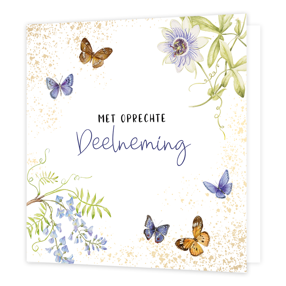 Met oprechte deelneming