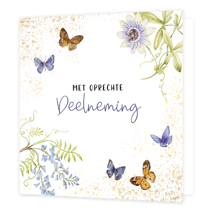Met oprechte deelneming