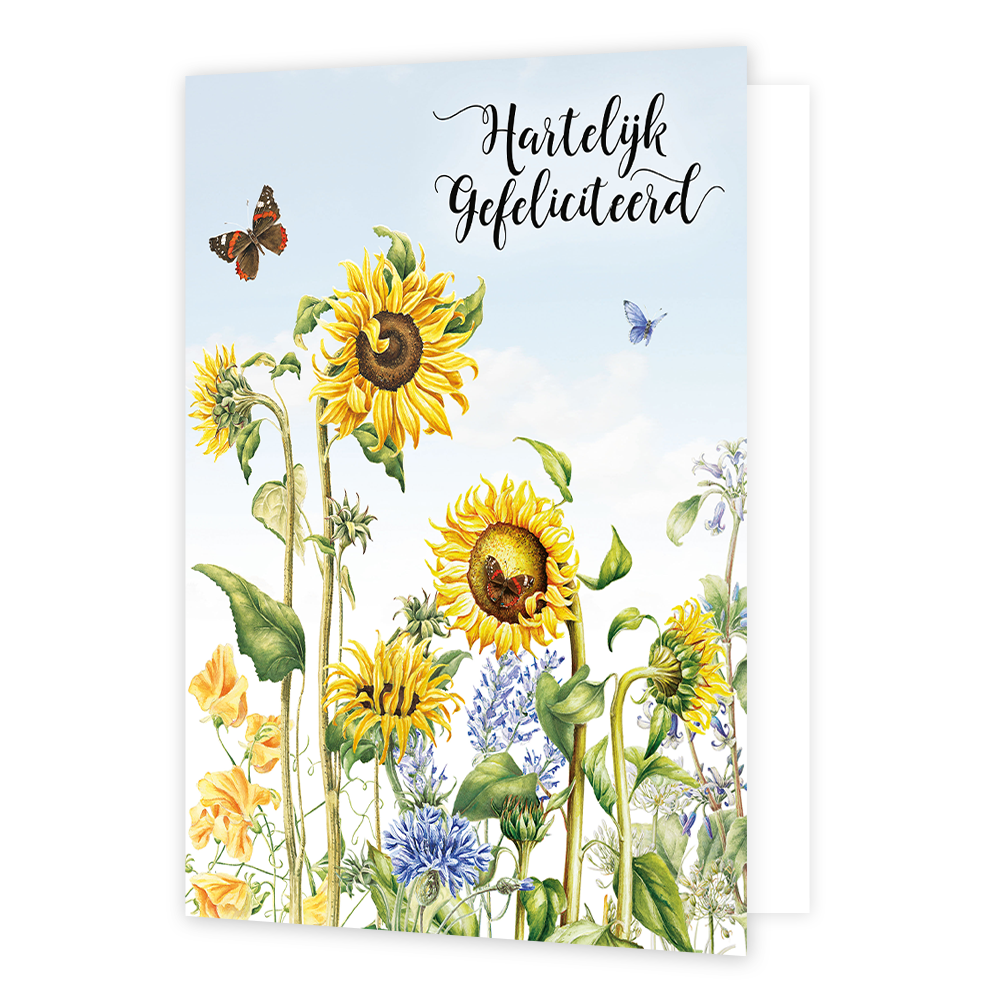 XL kaart - Hartelijk gefeliciteerd