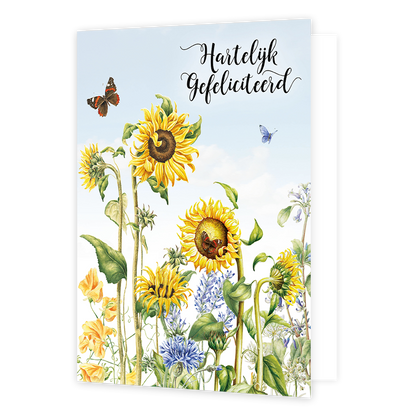 XL kaart - Hartelijk gefeliciteerd