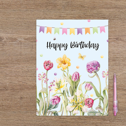 XL kaart - Happy birthday