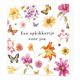 Een opkikkertje voor jou - Formaat: Standaard - Vorm: Vierkant - Opkikker kaart - Op deze wenskaart zie je natuurgetekende bloemen en vlinders. In het midden van de kaart staat de tekst 'Een opkikkertje voor jou'. - Snelwenskaart