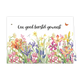Een goed herstel gewenst - Formaat: Standaard - Vorm: Liggend - Beterschapskaart - Op deze wenskaart staat een bloemenveld met diverse bloemen in de kleuren geel, paars, roze, oranje en blauw, op een witte achtergrond. Boven de bloemen staat de tekst: "Een goed herstel gewenst". - Snelwenskaart