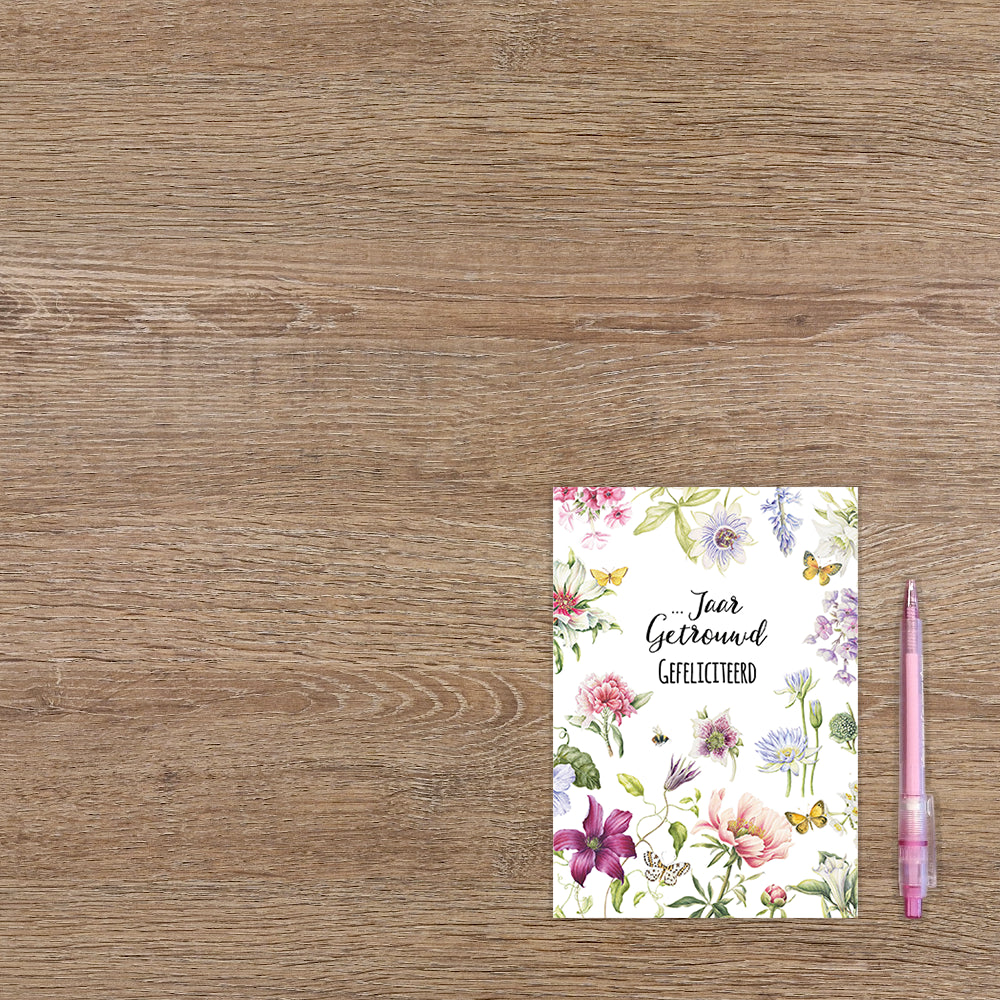 Jaar getrouwd gefeliciteerd