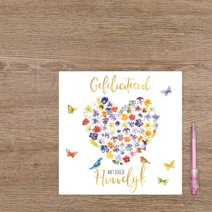 XL kaart - Gefeliciteerd