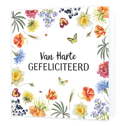 XL kaart - Van harte gefeliciteerd