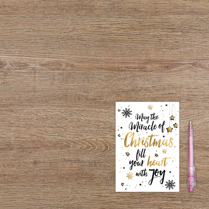 May the miracle of christmas