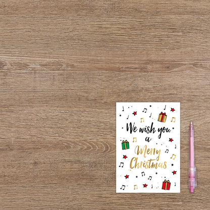 We wish you a merry christmas