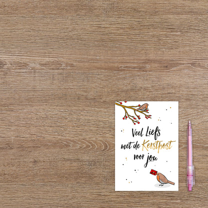 Veel liefs met de kerstpost voor jou