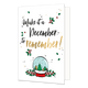 Make it a december to remember - Formaat: Normaal - Vorm: Staand - Kerstkaart - Op deze kerstkaart staat een sneeuwbol met daarboven de tekst: "Make it a december to remember!". - Snelwenskaart