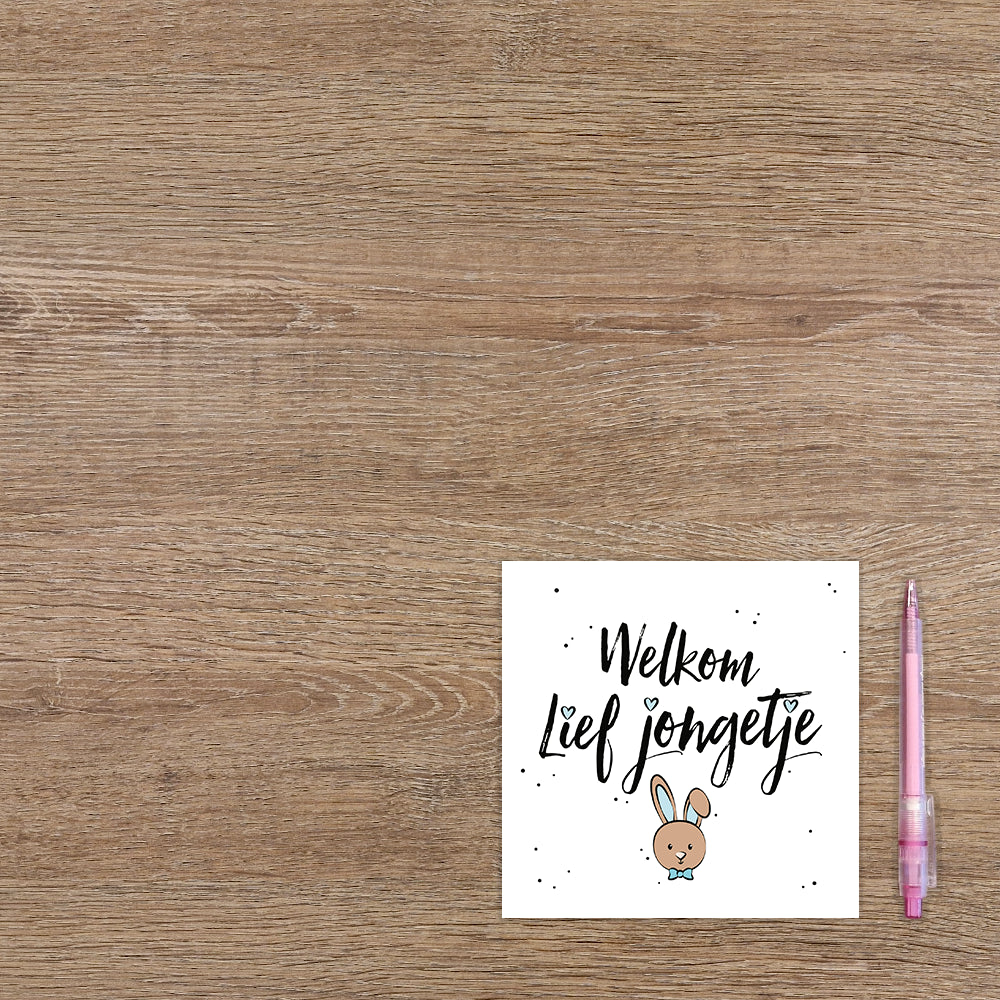 Welkom lief jongetje