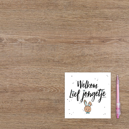Welkom lief jongetje