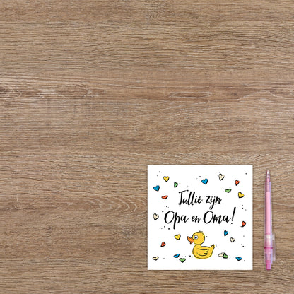 Jullie zijn opa en oma!