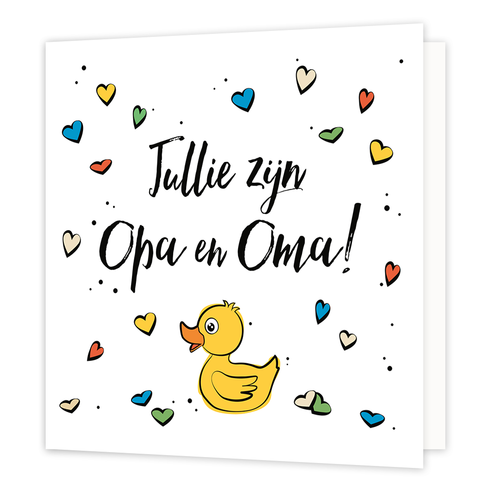 Jullie zijn opa en oma!