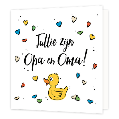 Jullie zijn opa en oma!