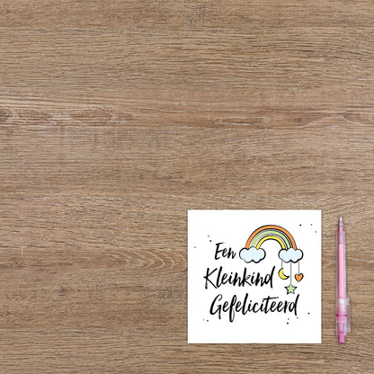 Een kleinkind gefeliciteerd