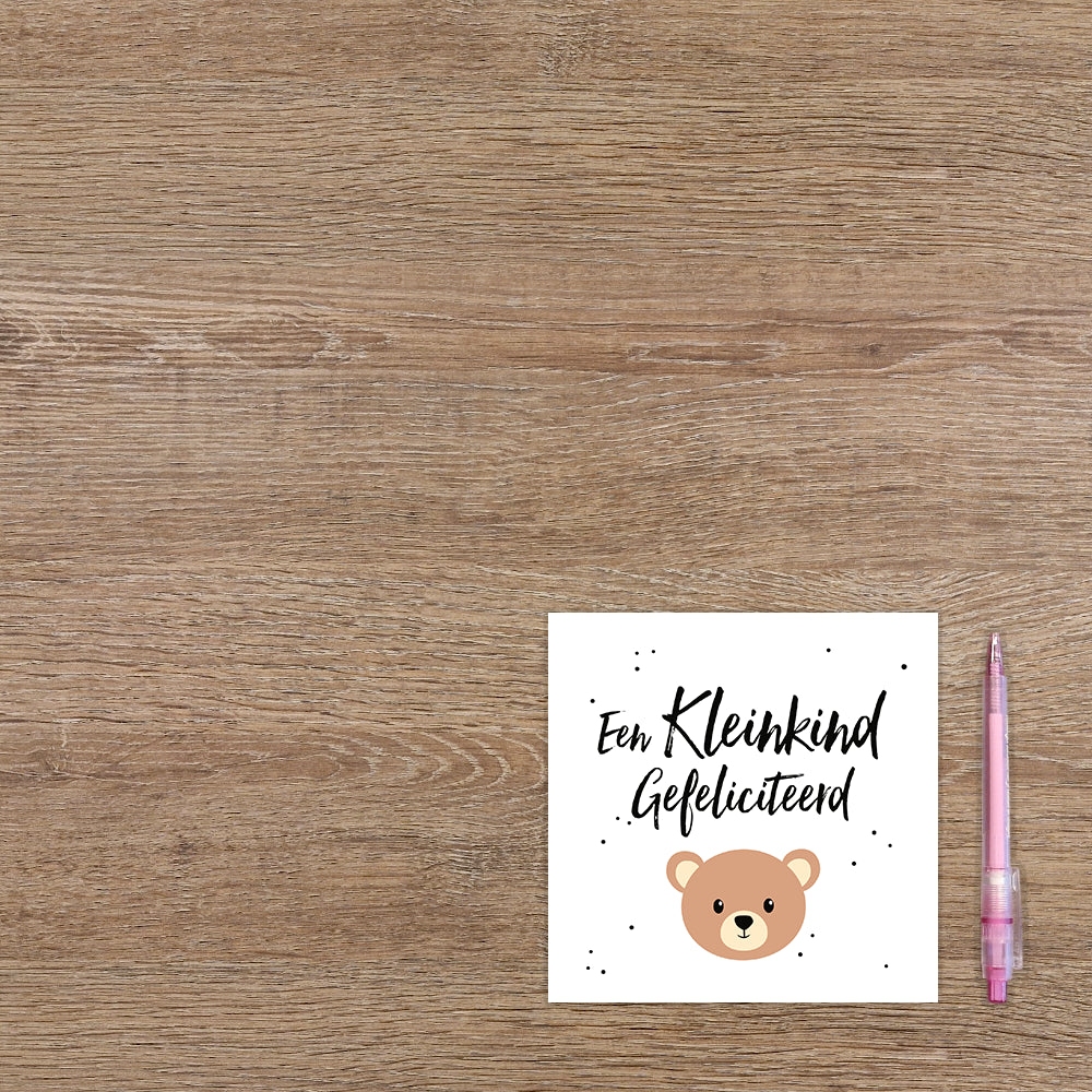 Een kleinkind gefeliciteerd