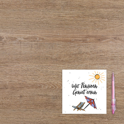 Met pensioen geniet ervan