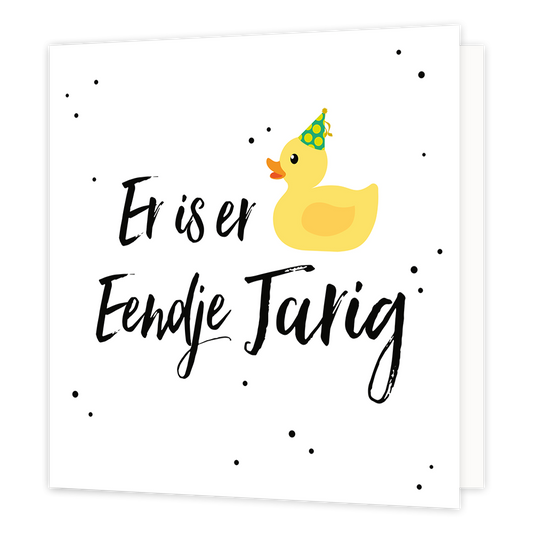 Er is er eendje jarig