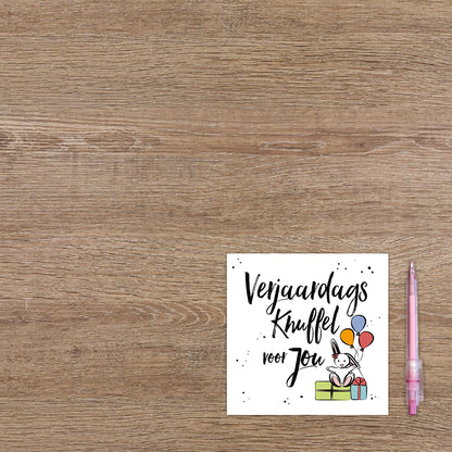 Verjaardagsknuffel voor jou