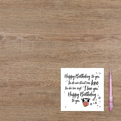 Happy birthday to you