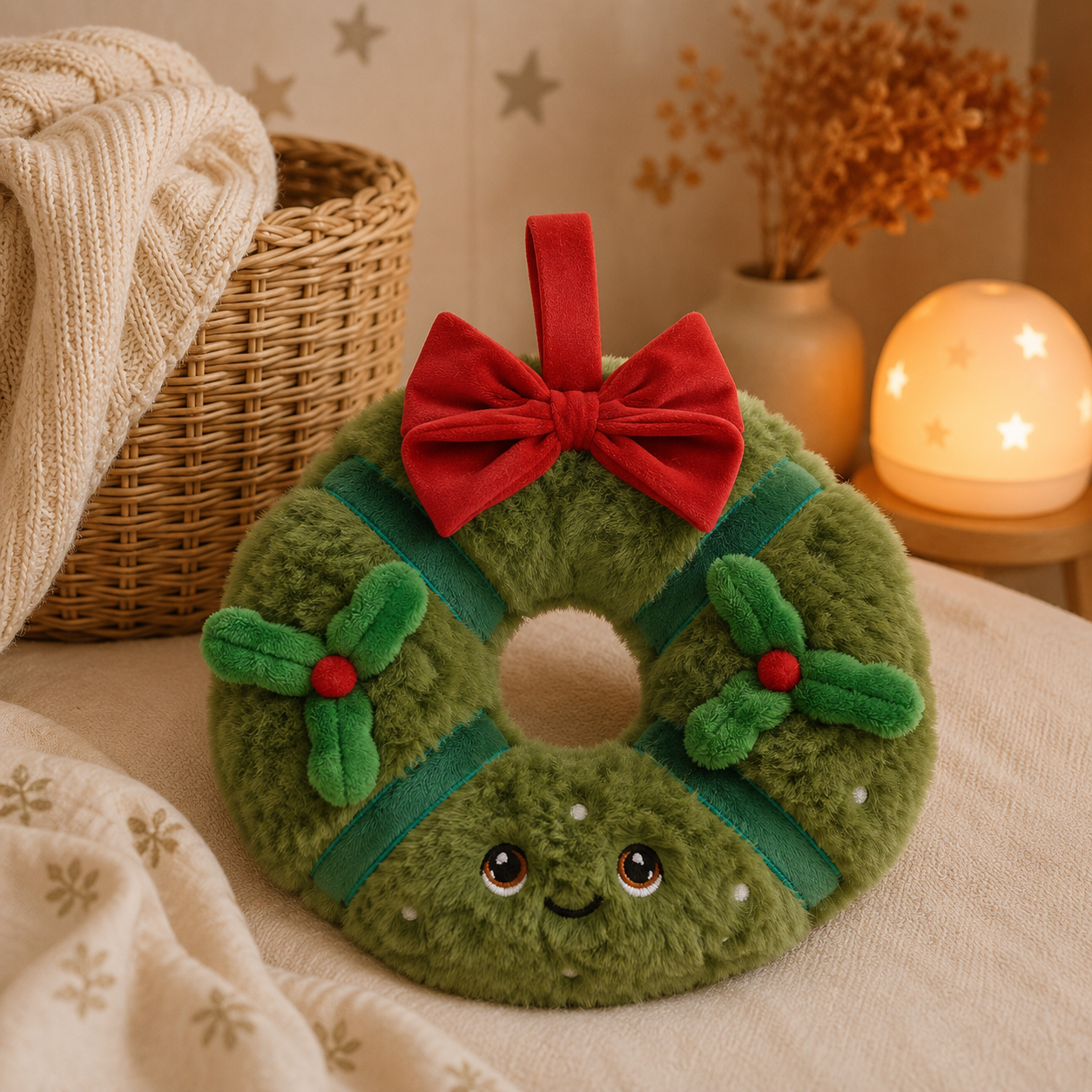 Kerstkrans knuffel