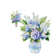 Blauwe Hortensia's