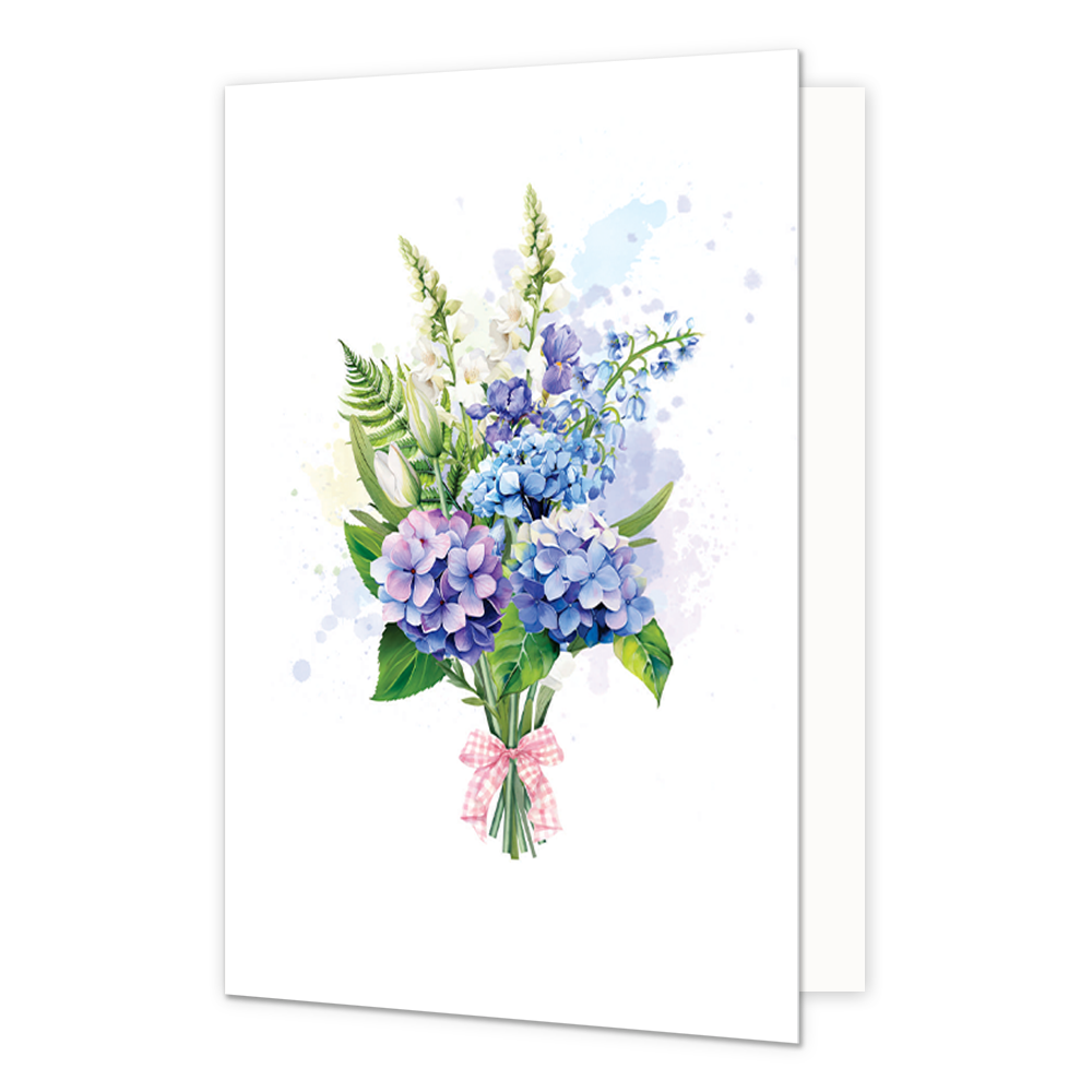 Blauwe Hortensia's