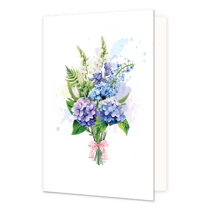 Blauwe Hortensia's
