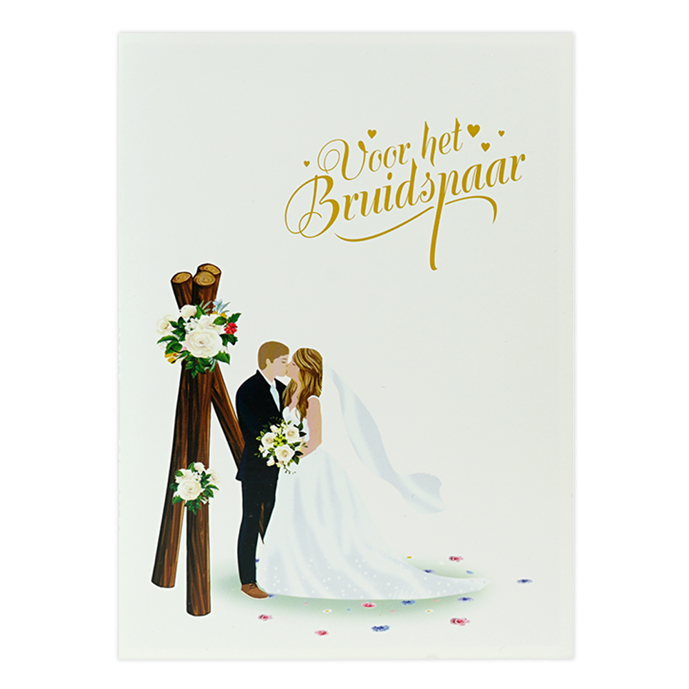 Voor het bruidspaar