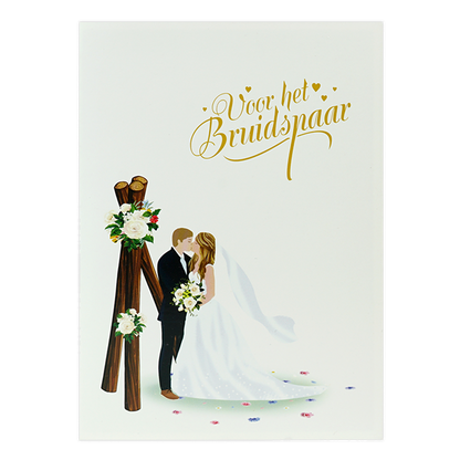 Voor het bruidspaar