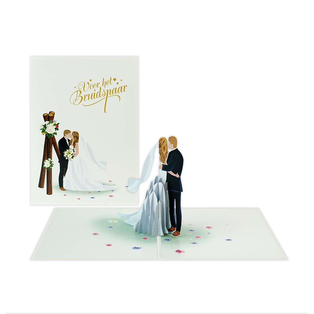 Voor het bruidspaar