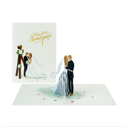 Voor het bruidspaar