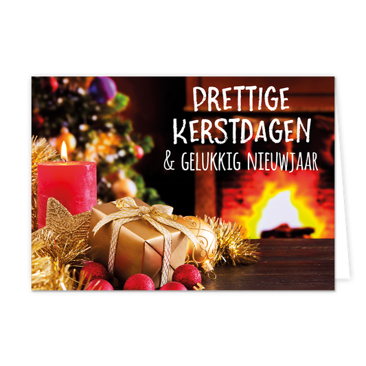 Prettige kerstdagen & gelukkig nieuwjaar - 8 stuks