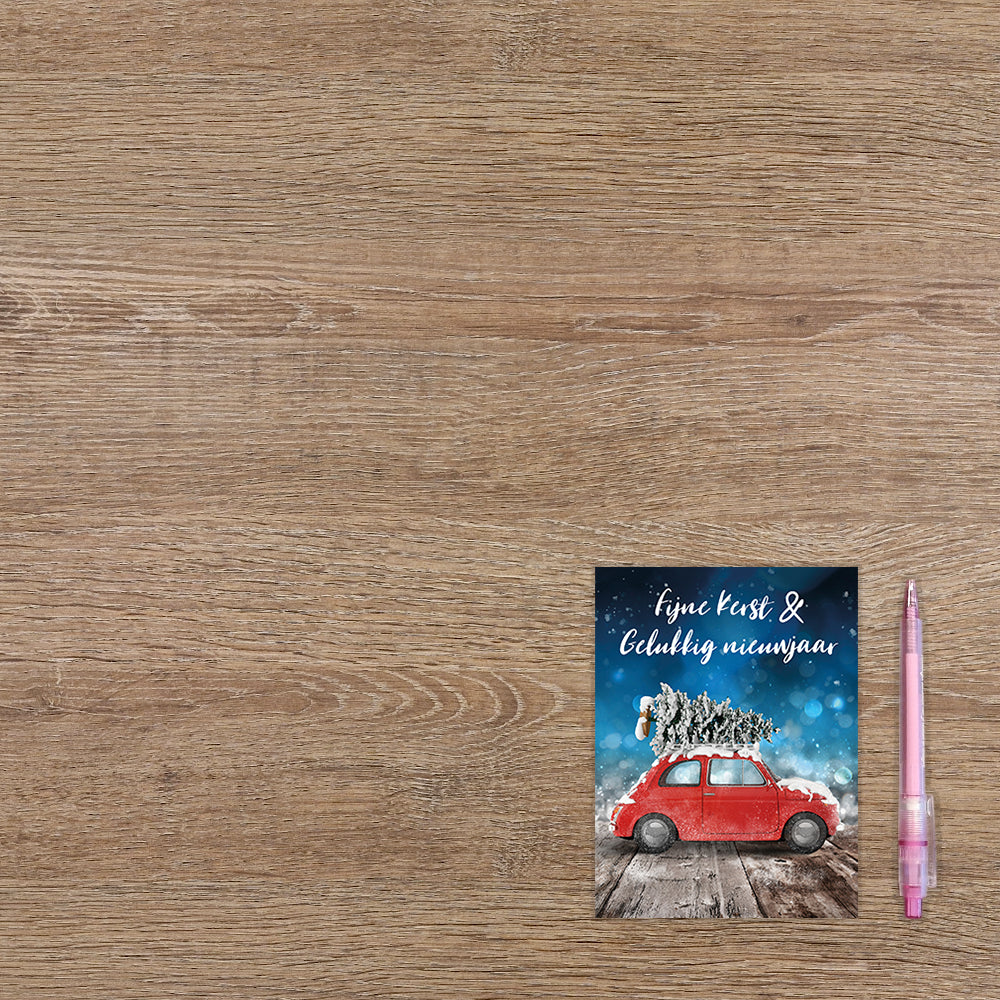 Fijne kerst & gelukkig nieuwjaar - 8 stuks