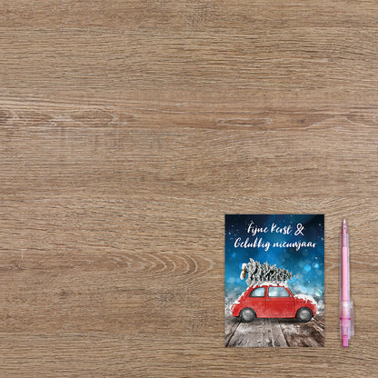 Fijne kerst & gelukkig nieuwjaar - 8 stuks