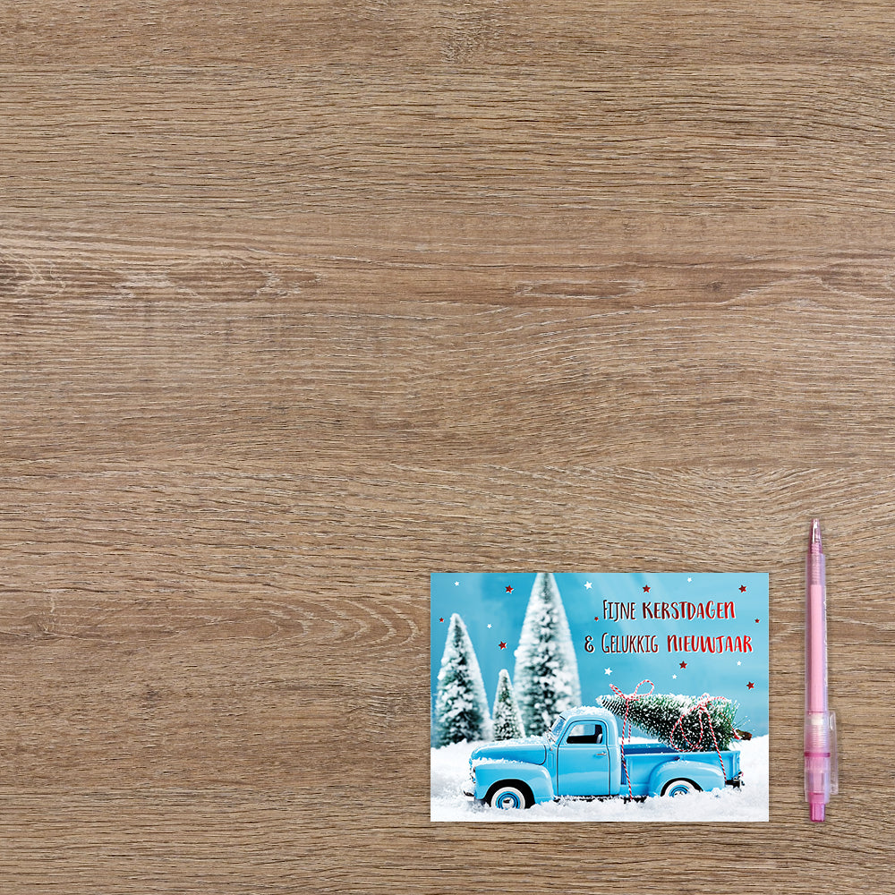 Fijne kerstdagen & gelukkig nieuwjaar - 8 stuks