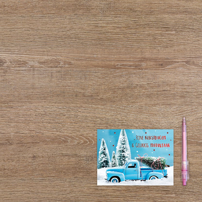 Fijne kerstdagen & gelukkig nieuwjaar - 8 stuks