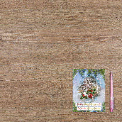 Prettige kerstdagen & gelukkig nieuwjaar - 8 stuks