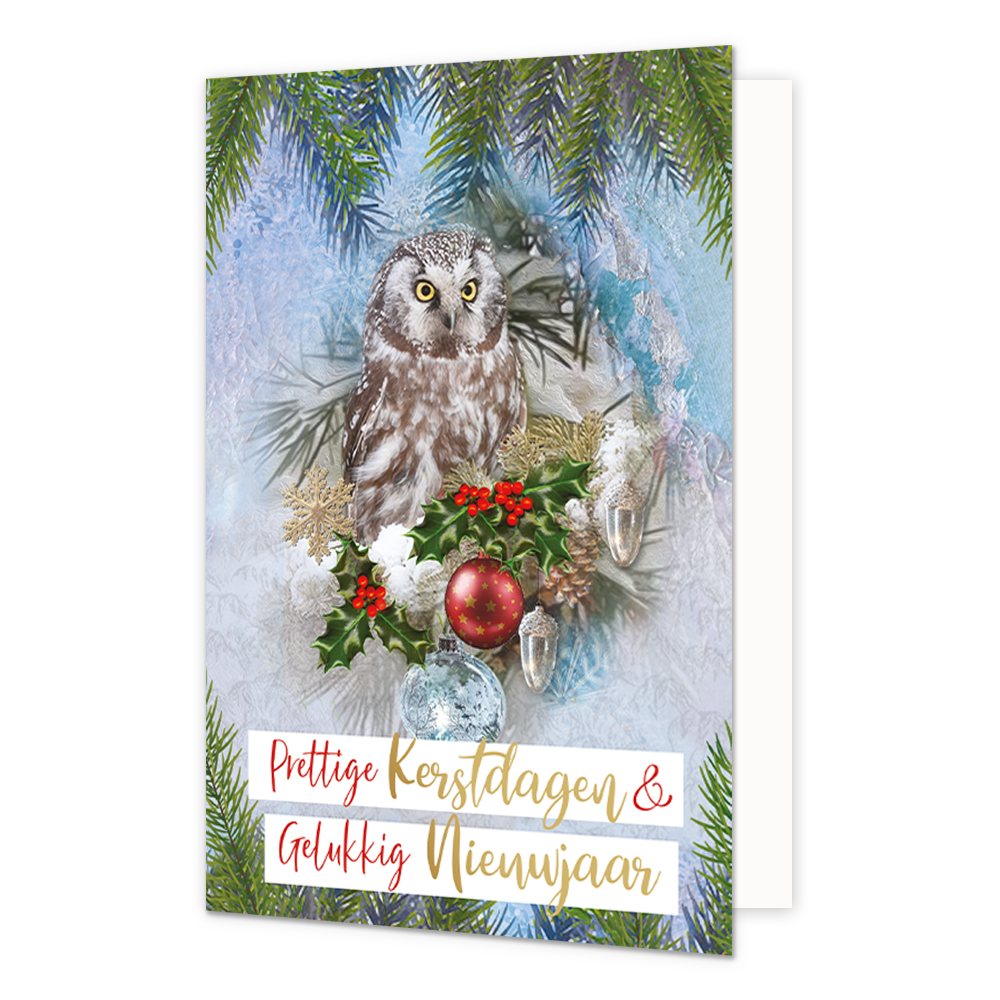 Prettige kerstdagen & gelukkig nieuwjaar - 8 stuks